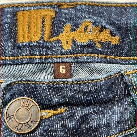 Kut From The Kloth Bermuda Capri Shorts Size 6 - Picture 6 of 14